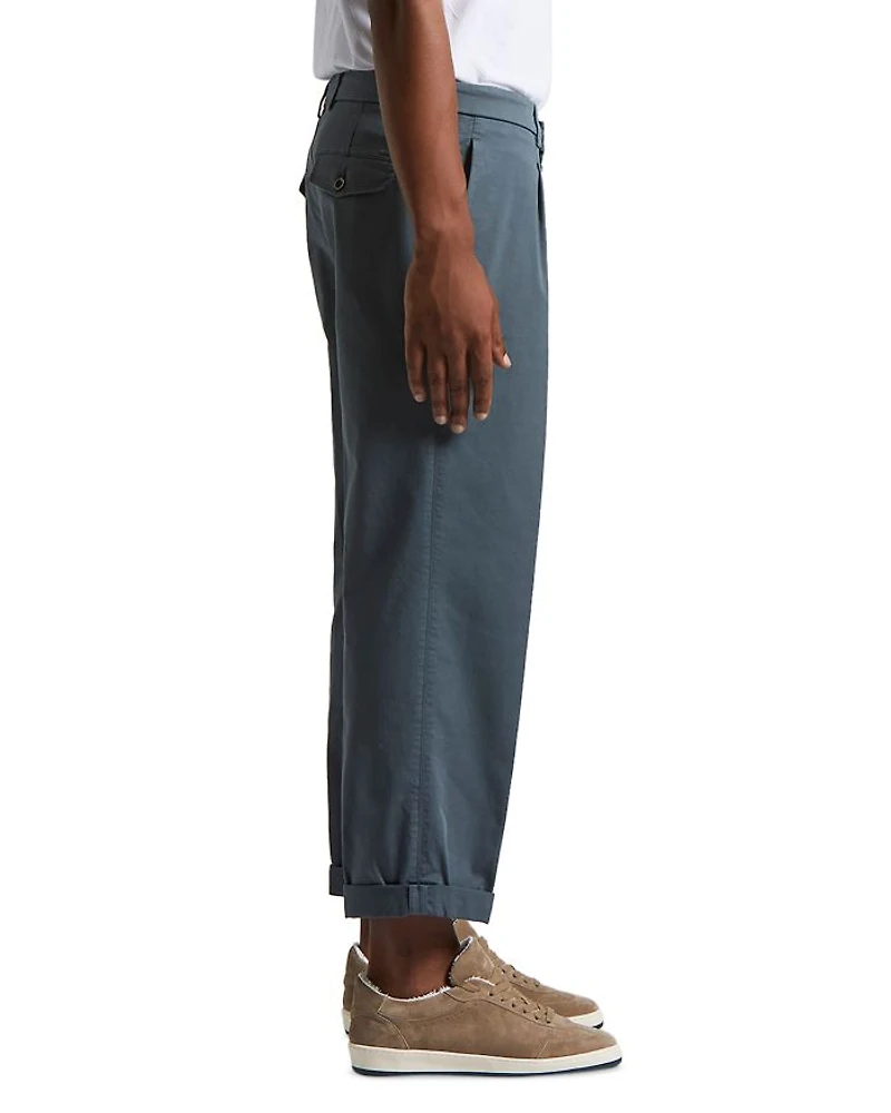 Relaxed Fit Garment Dyed Trousers