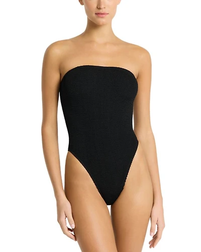 Fane Strapless Crinkle One Piece Swimsuit