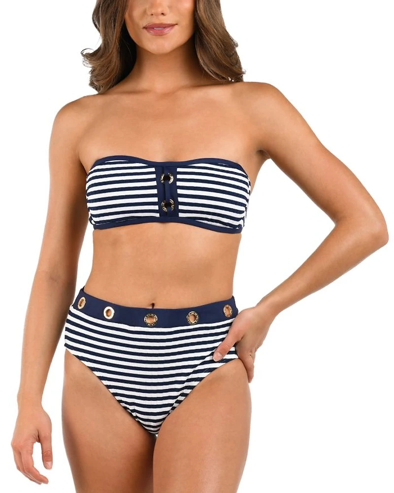 Sail Bandeau Bikini Top