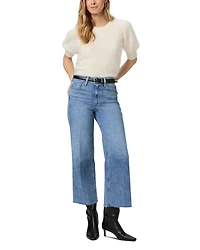 Anessa High Rise Wide Leg Ankle Jeans