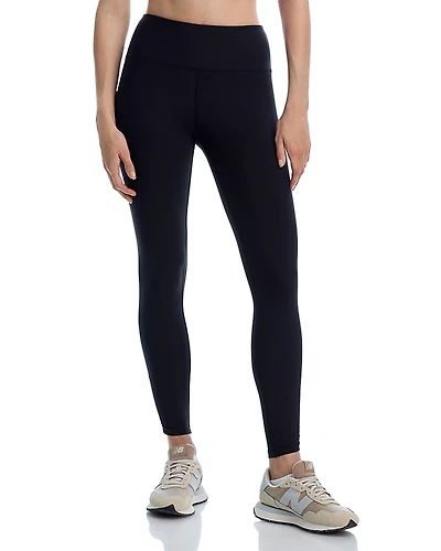 Aqua Athletic Shirred Ankle 7/8 Leggings - Exclusive