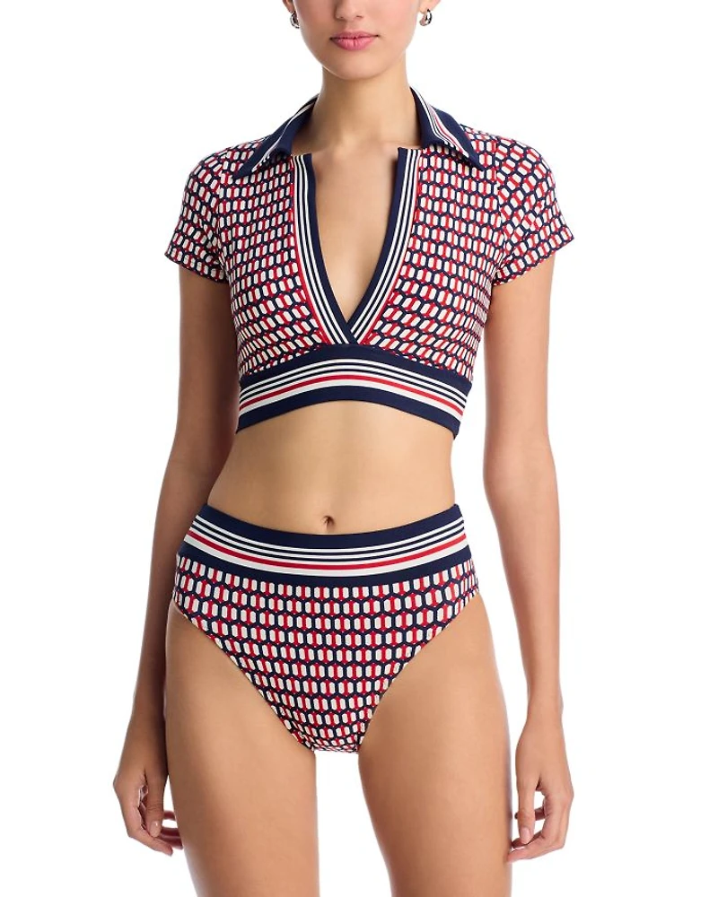 Simone High Waist Bikini Bottom