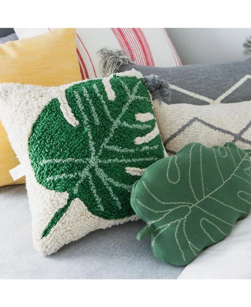 Monstera Cushion - 1' 3'' x  1' 3''
