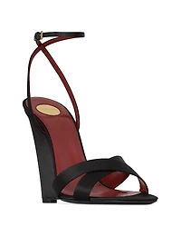 Saint Laurent Women's Bibi Wedge Sandals