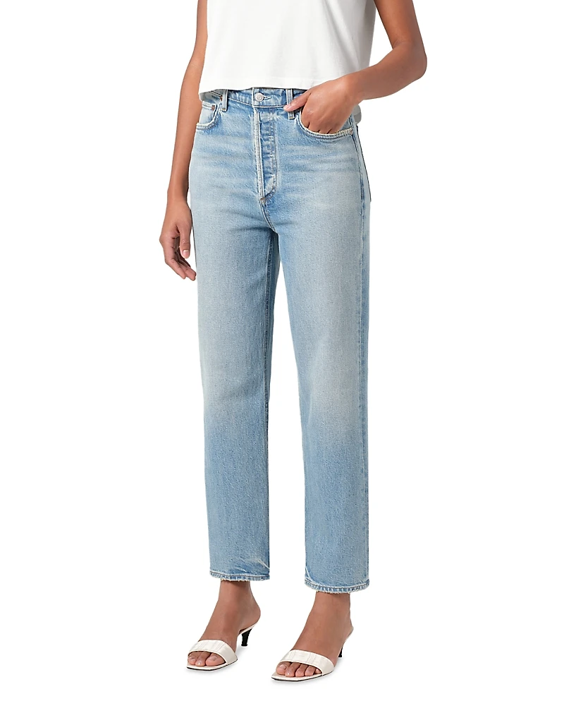 Agolde 90's High Rise Straight Leg Jeans