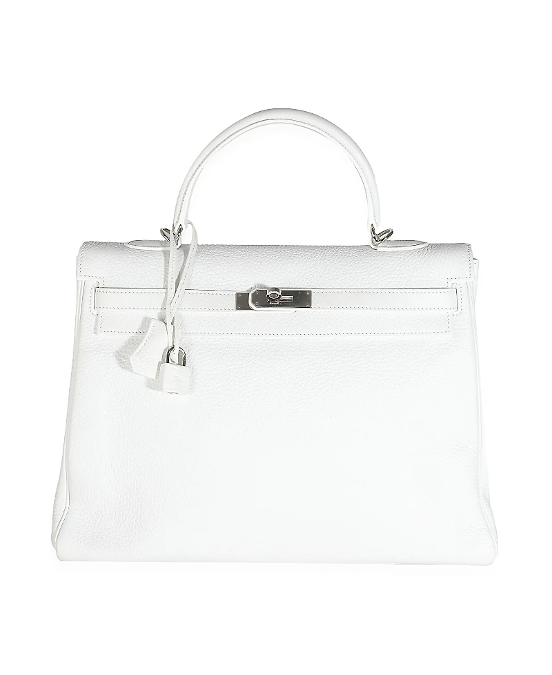 Pre-Owned HERMES Retourne Kelly 35 Leather Handbag