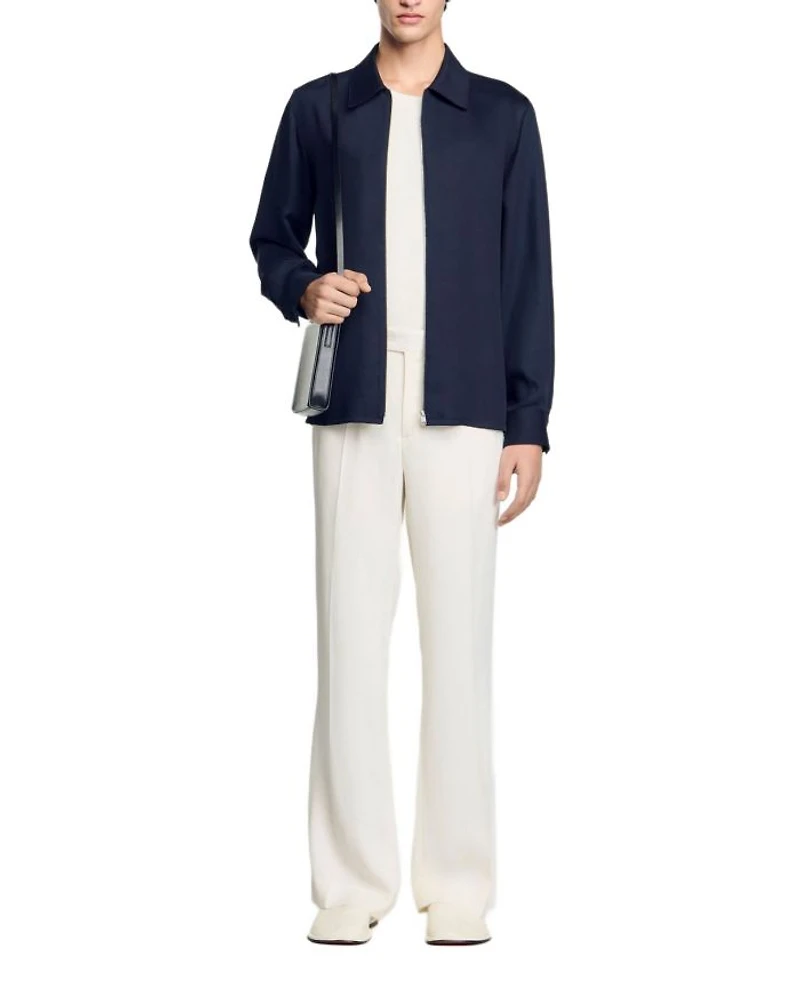 Chemise Zip Front Shirt Jacket