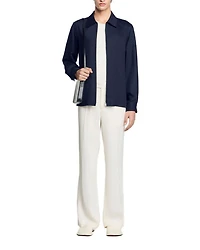 Chemise Zip Front Shirt Jacket