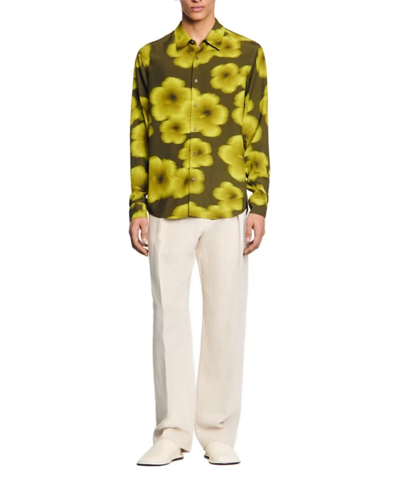 Loose Fit Floral Shirt