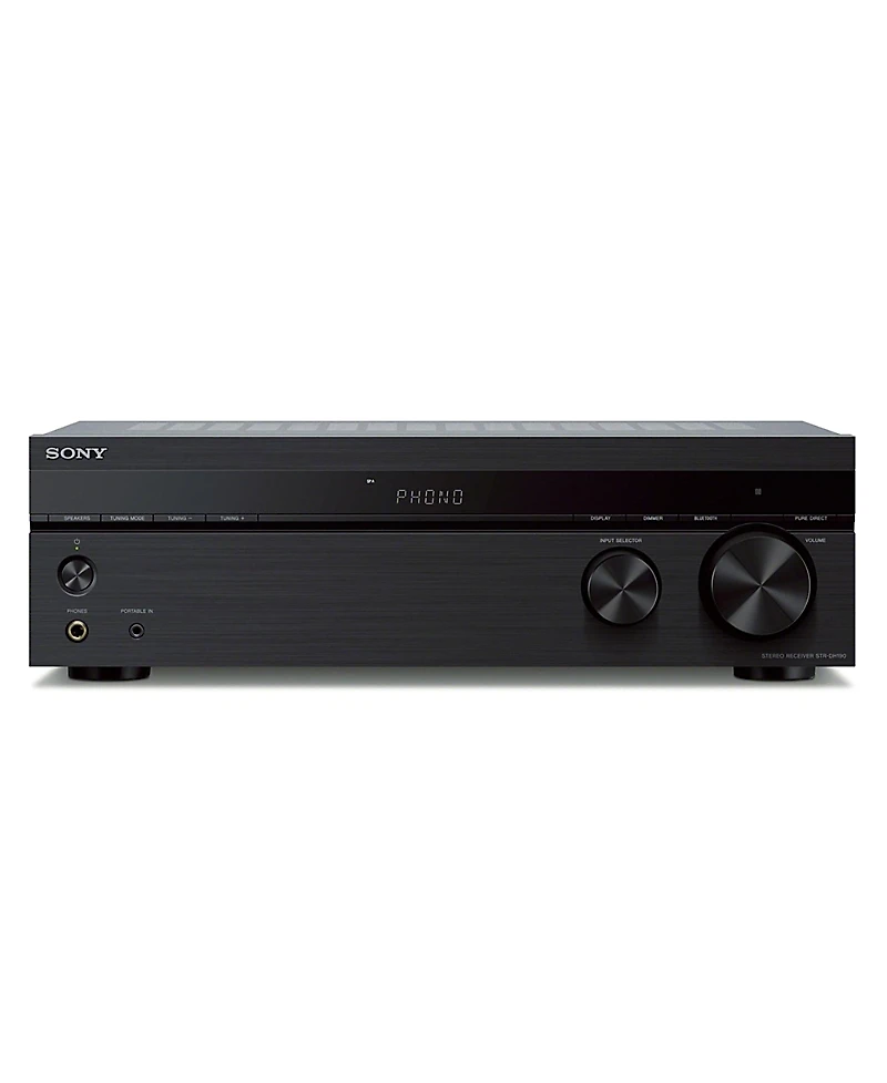 Sony Str-DH190 Stereo Receiver with Phono Input and Bluetooth Connectivity