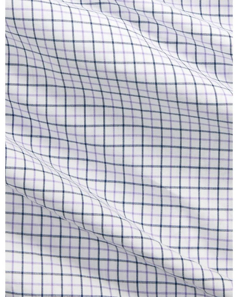Cotton Classic Fit Long Sleeve Tattersall Poplin Shirt