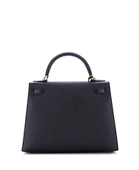 Kelly 28 Handbag Black Epsom with Gold Hardware