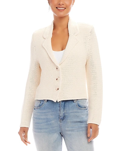 Karen Kane Button Up Blazer Sweater