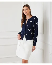 Embellished Cardigan Sweater