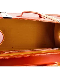 MM Saigon Top Handle Bag Coated Canvas with Leather