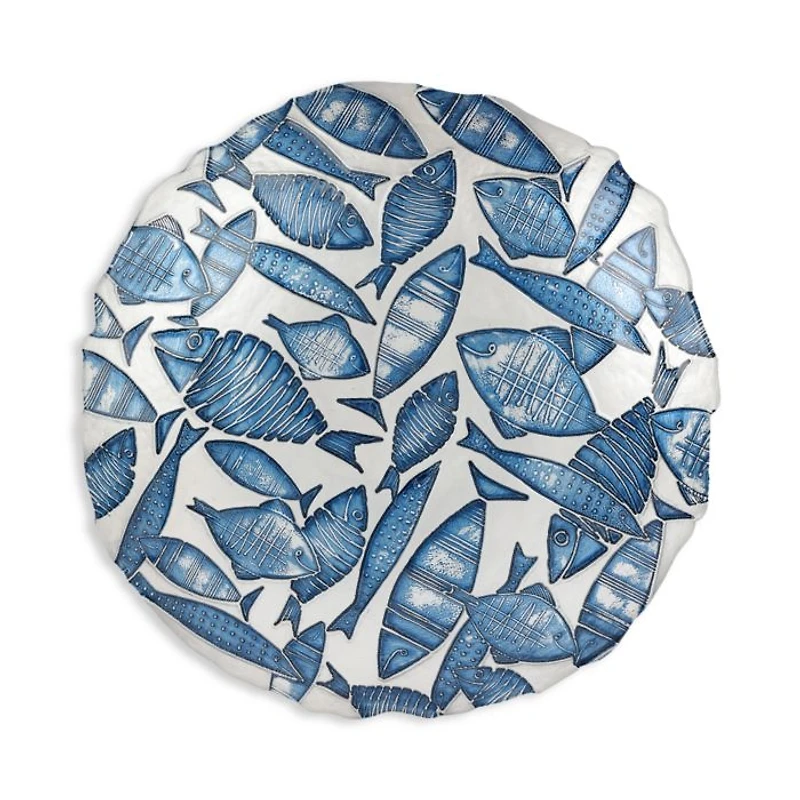 Isola Glass Shallow Bowl