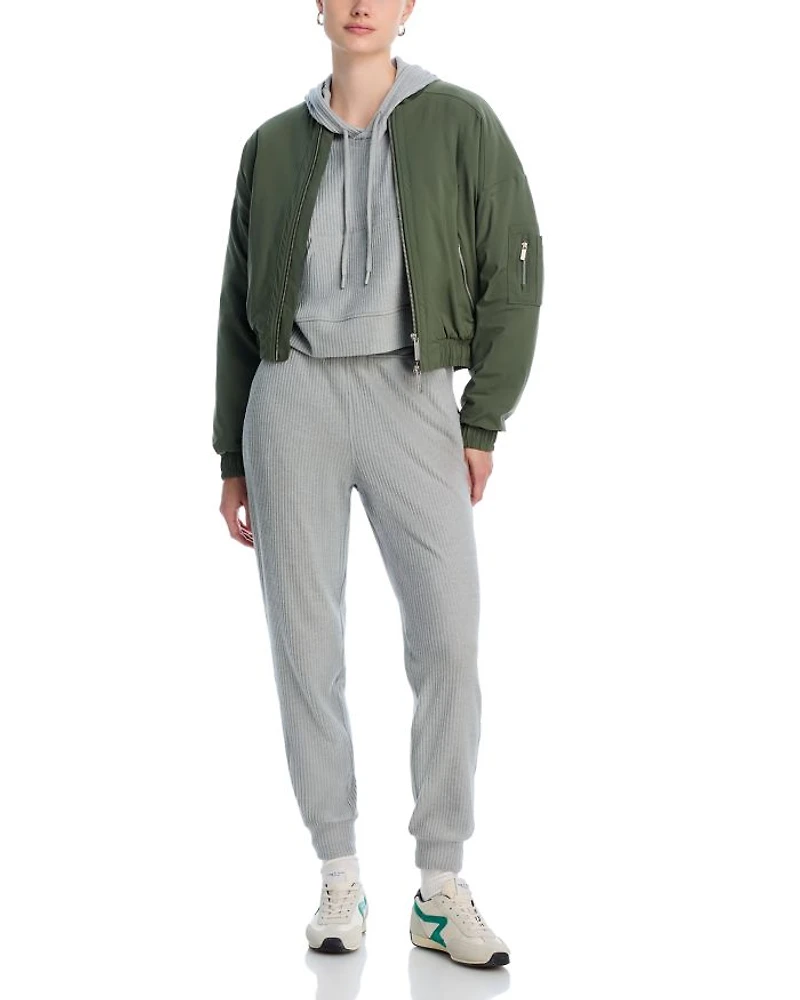 Brushed Rib Joggers - Exclusive