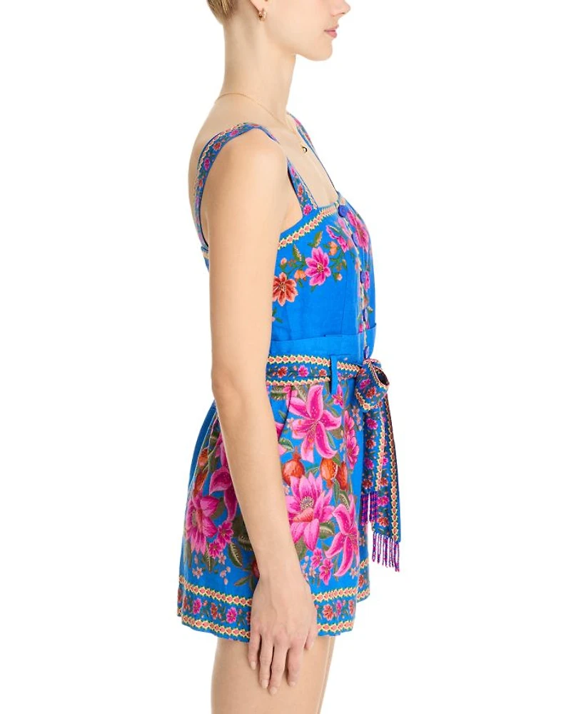 Summer Fruit Scarf Romper - Exclusive
