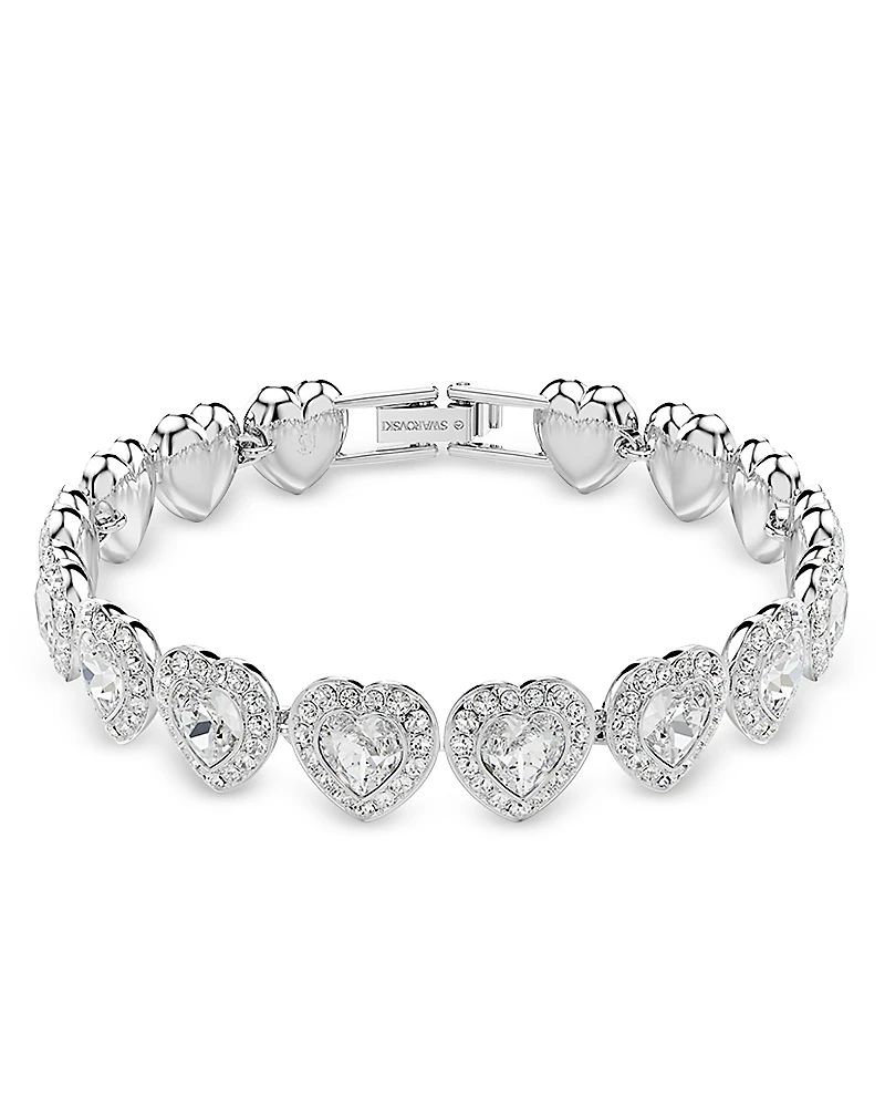 Swarovski Ariana Grande Crystal Heart Halo Tennis Bracelet