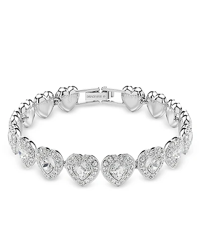 Swarovski Ariana Grande Crystal Heart Halo Tennis Bracelet