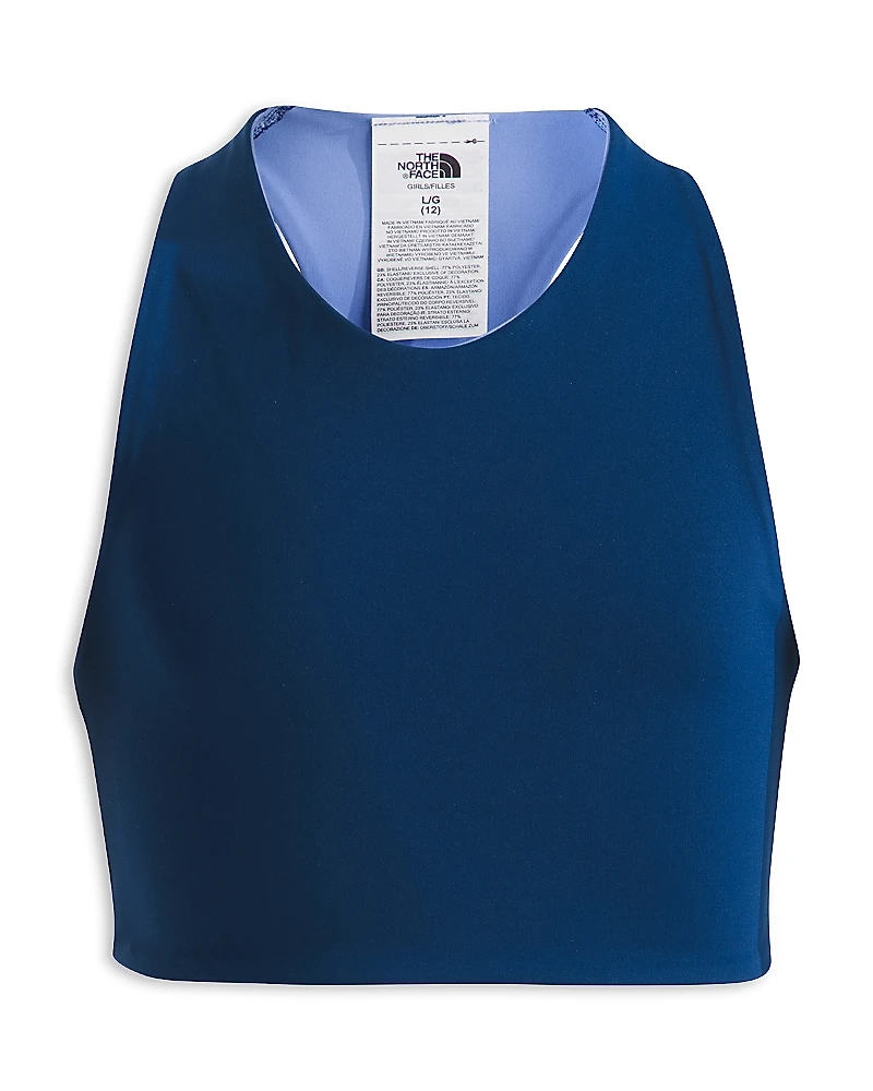 The North Face Girls' Never Stop Reversible Tanklette - Little Kid, Big Kid