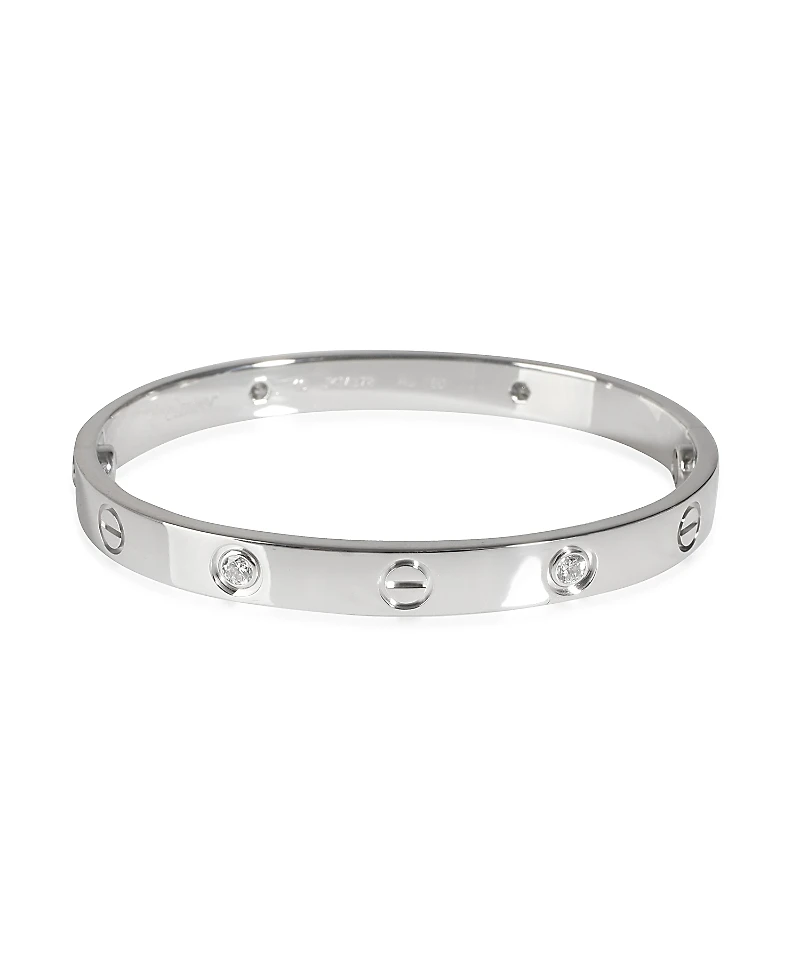 Pre-Owned Cartier Love 18k White Gold Bracelet