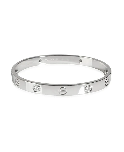 Pre-Owned Cartier Love 18k White Gold Bracelet
