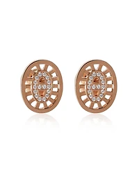 Pre-Owned HERMES Chaine d'ancre 18k Rose Gold Earrings
