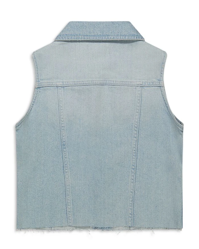 Girls' Manning Distressed Denim Vest - Big Kid