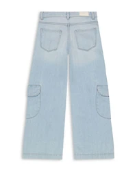 Girls' Nini Wide Leg Jeans Poolside Cargo - Big Kid