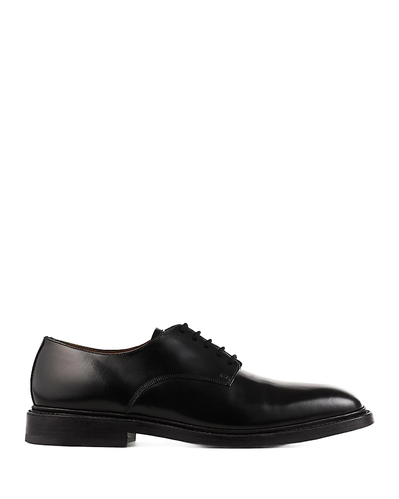 Sandro Men's Glazed Leather Derby Shoes