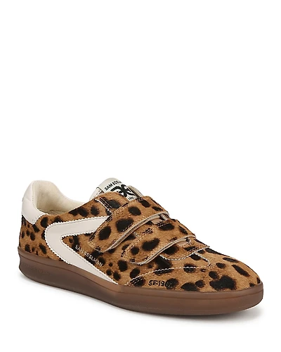 Sam Edelman Women's Talia Leopard Print Calf Hair Sneakers