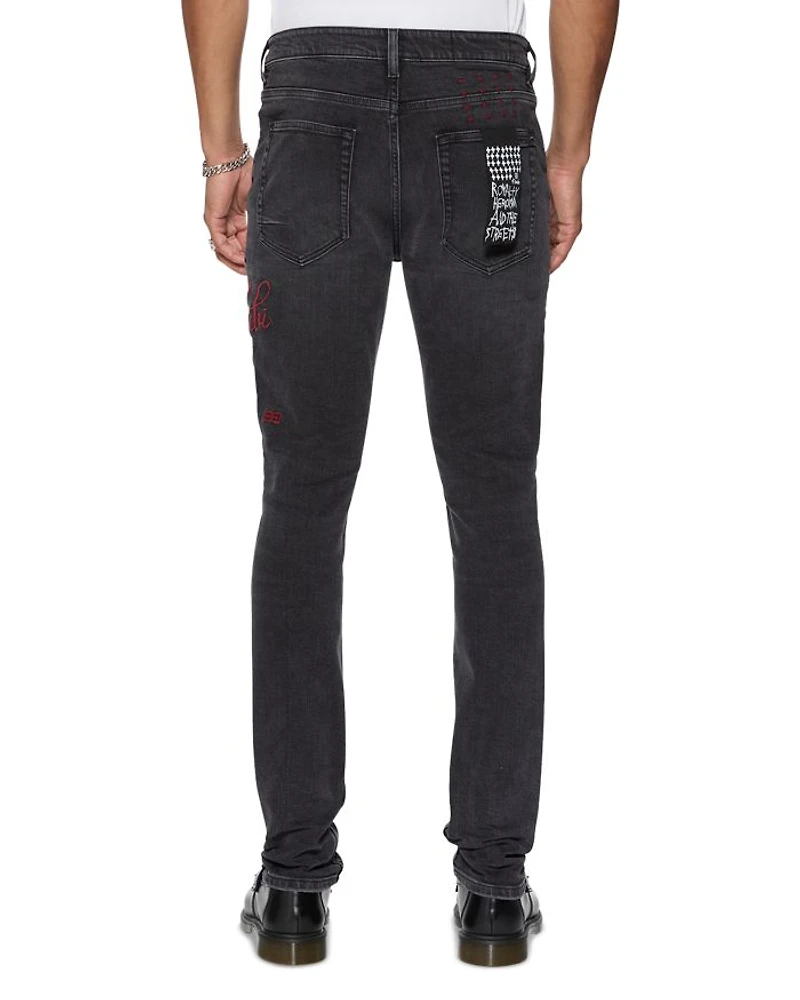 Van Winkle Skinny Fit Jean Black