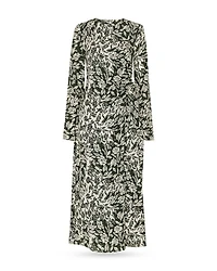 Cut Stems Ruched Side Dress