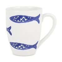 Vietri Santorini Minnows Mug