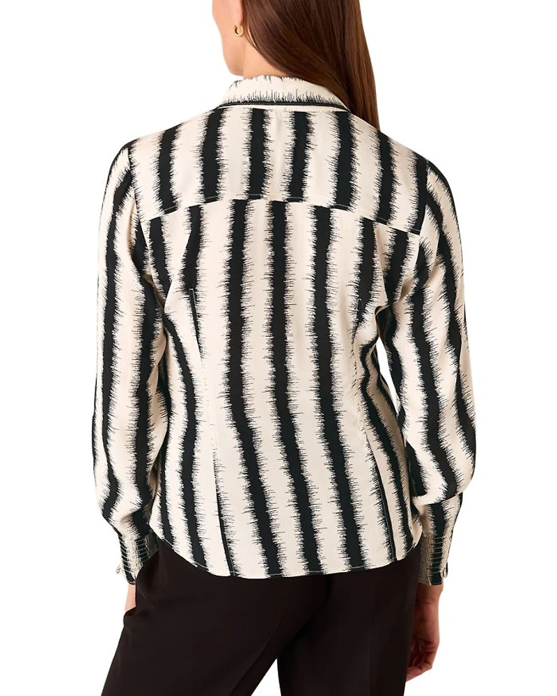 Hazy Stripe Fitted Shirt