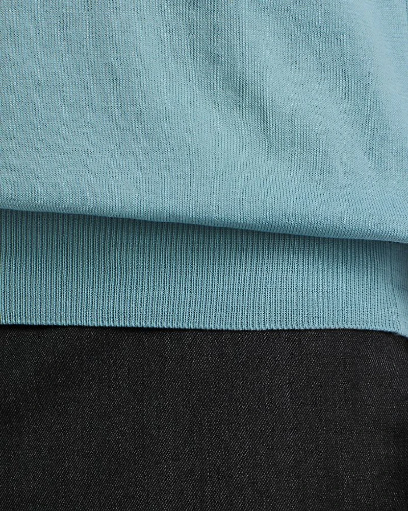 Sea Island Cotton Knitted Polo Shirt