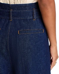 The Paper Bag High Rise Trouser Jeans Rinse