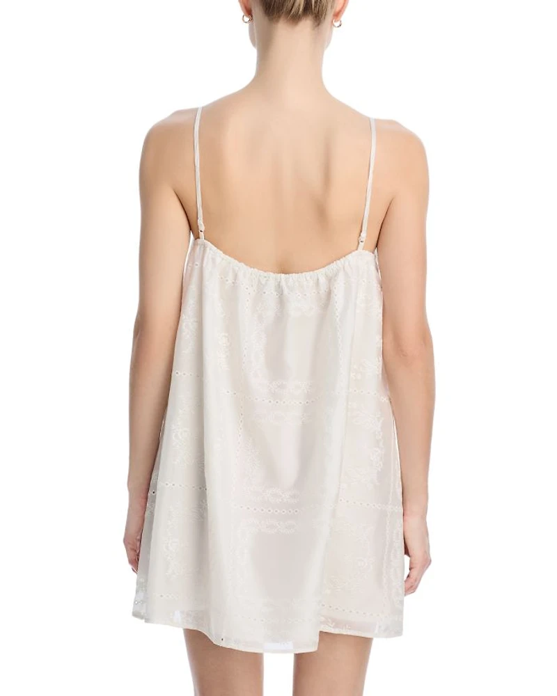 Embroidered Swim Cover-Up Dress - Exclusive