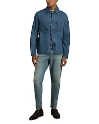 Tore Long Sleeve Denim Overshirt