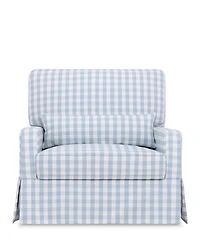 Crawford Pillowback Chair and a Half Comfort Swivel Glider