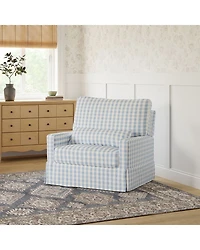 Crawford Pillowback Chair and a Half Comfort Swivel Glider
