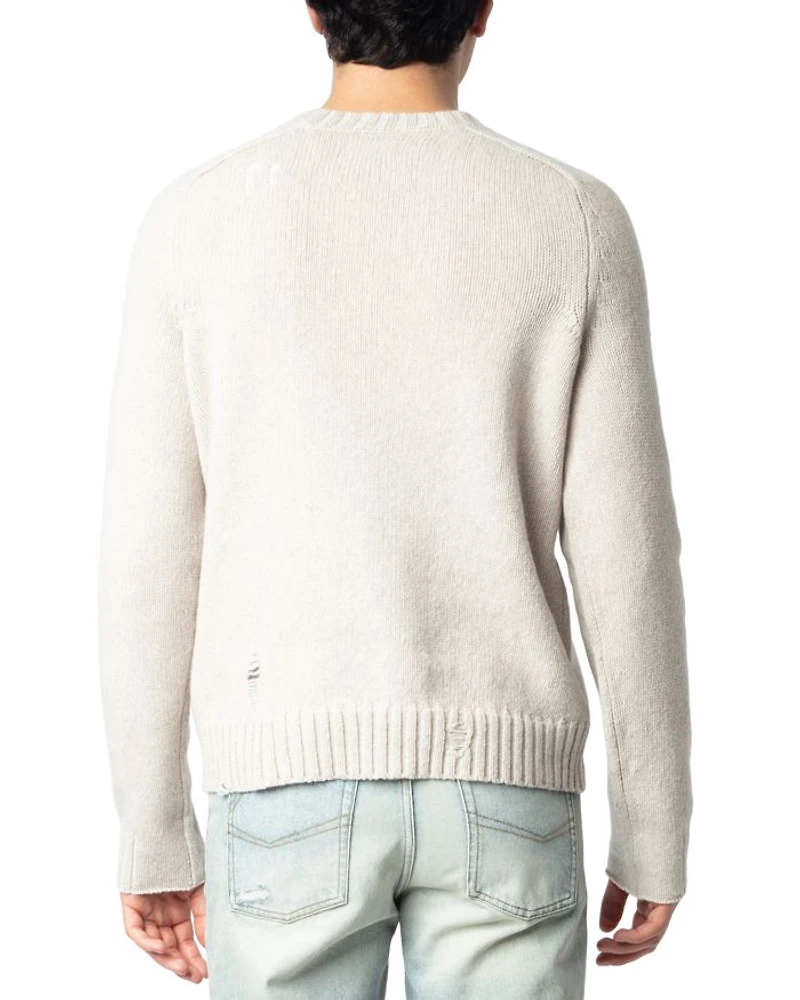 Jordan Merino Wool Destructed Sweater