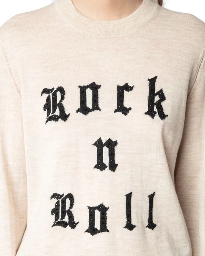 Ivy Rock N Roll Graphic Wool Sweater