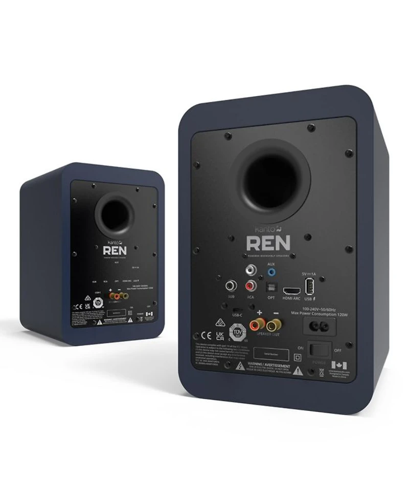 REN Powered Bluetooth Bookshelf Speakers