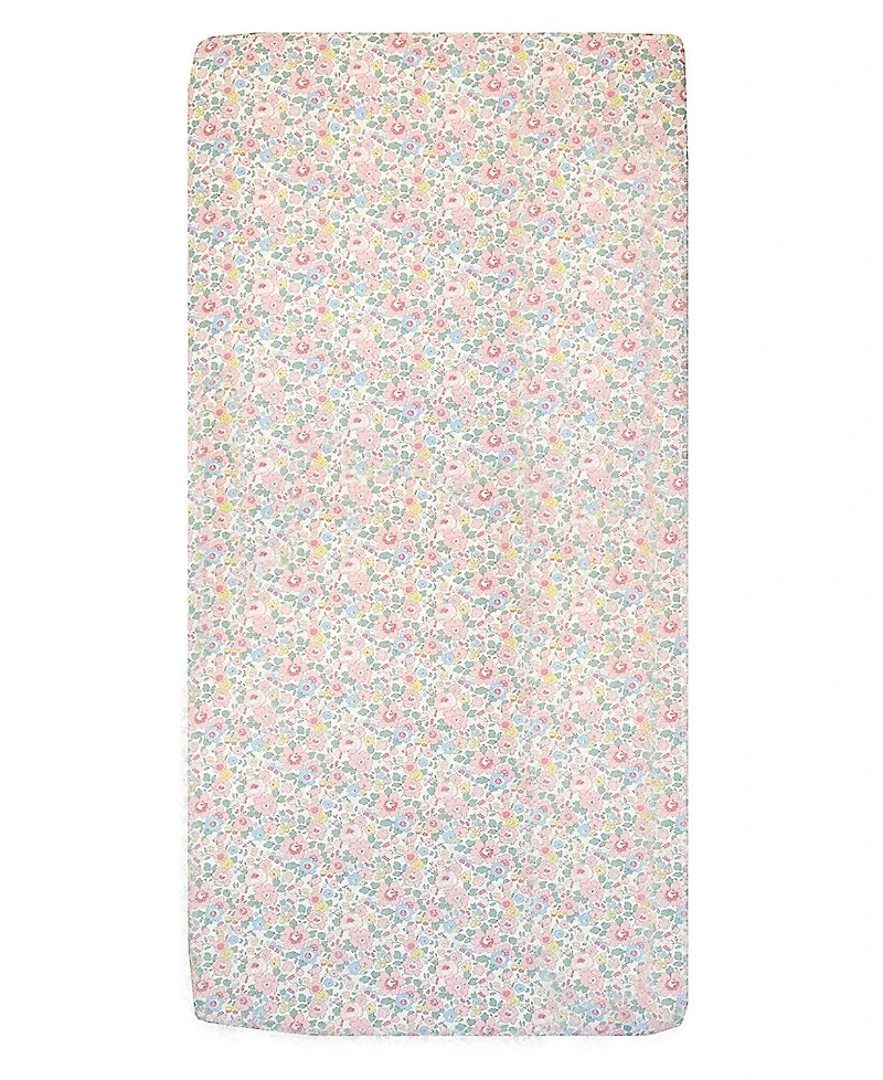 Coco & Wolf Liberty Fabric Betsy Candy Floss Print Fitted Sheet