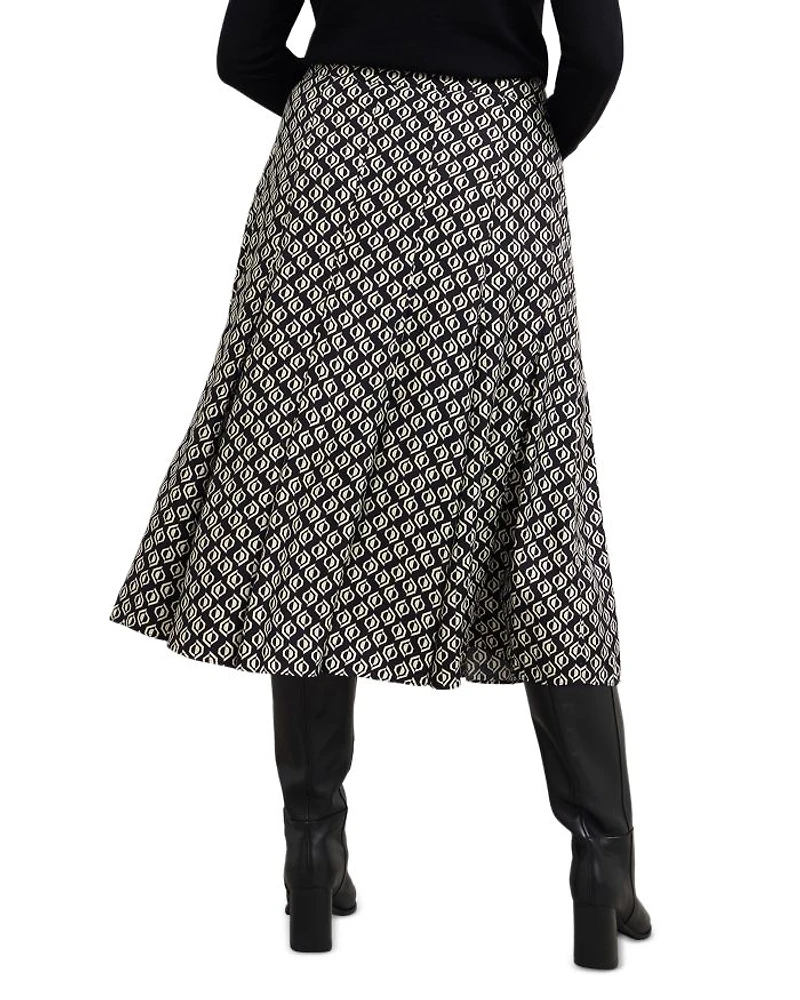 Roxanne Geometric Print Skirt