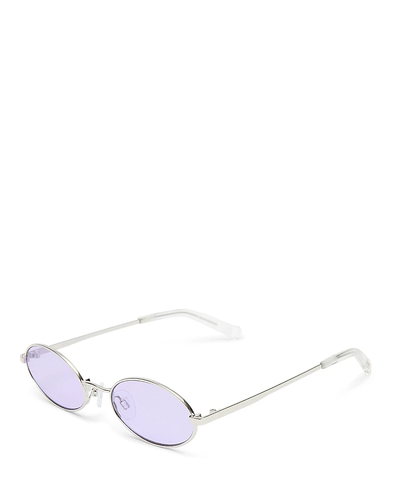 Le Specs Love Train Oval Sunglasses, 56mm