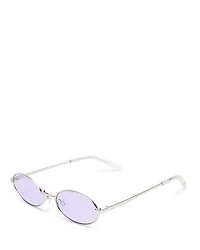 Le Specs Love Train Oval Sunglasses, 56mm