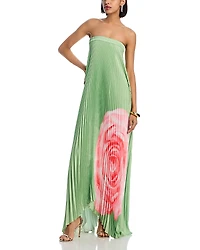 L'Idee Bisous Pleated Gown